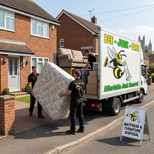 Safe mattress lifting and removal in Peterborough home
