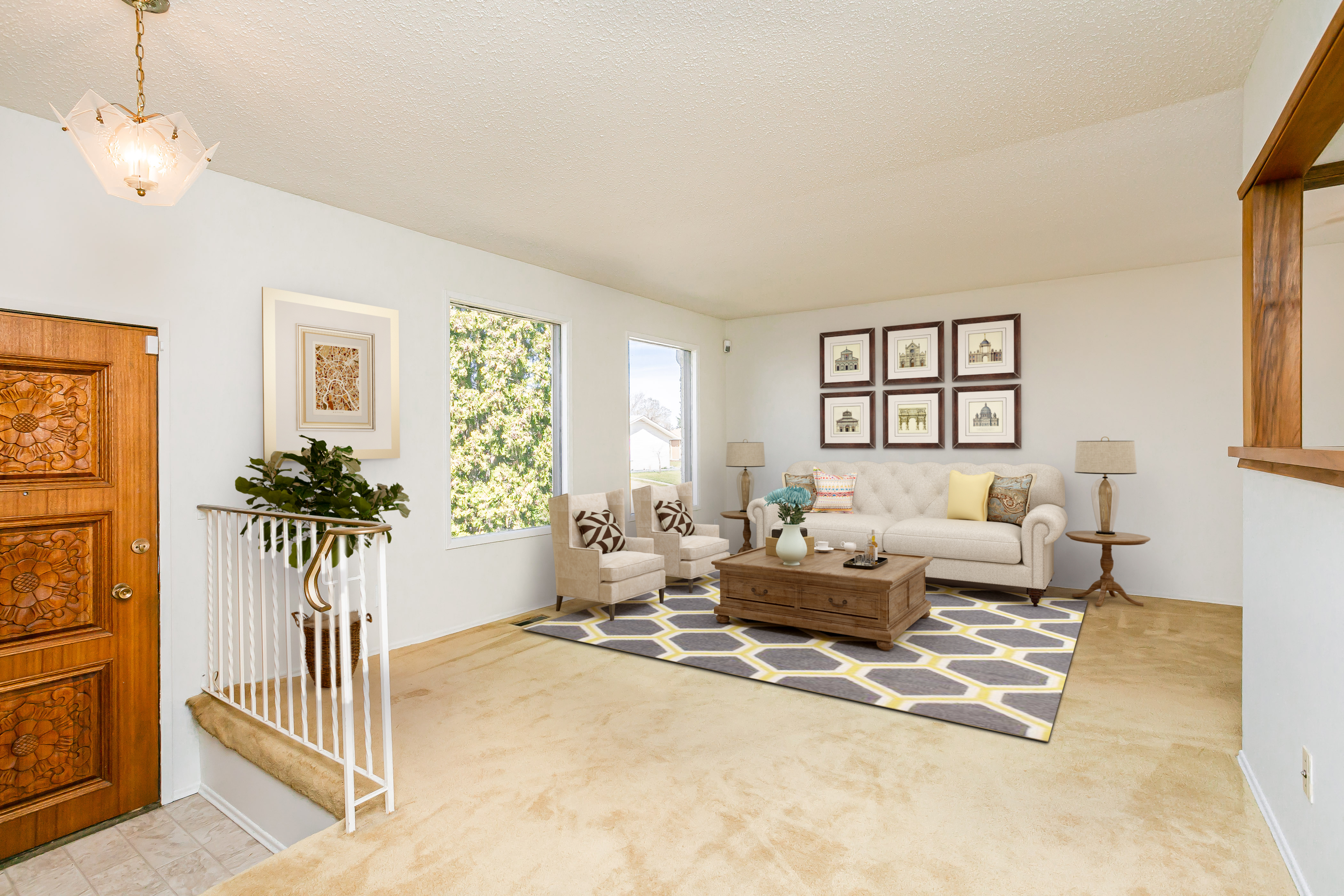 Virtual Furniture - Property Photography St. Albert by Square Feet Photography and Floor Plans