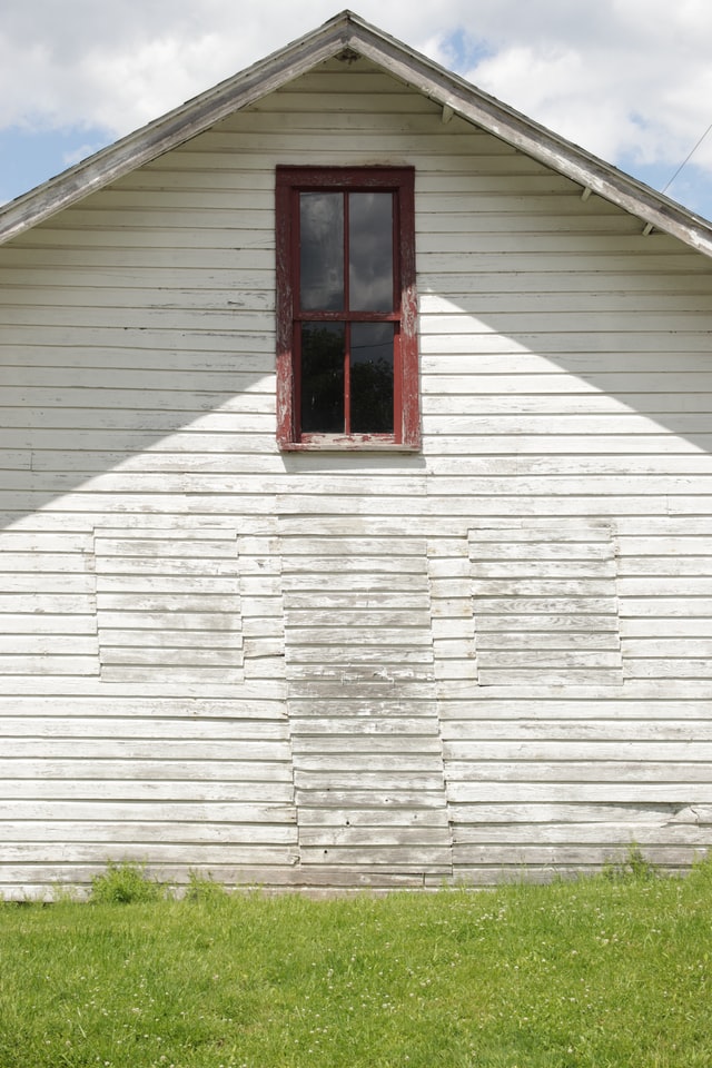 Siding of a house