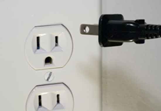 Two electrical outlets