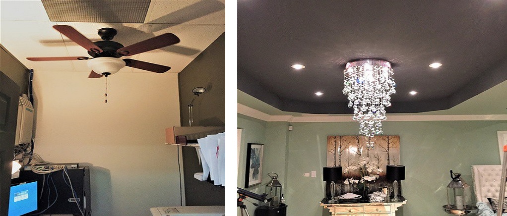 Chandelier & Ceiling Fans Installation in Toronto and GTA  by H MAN ELECTRIC