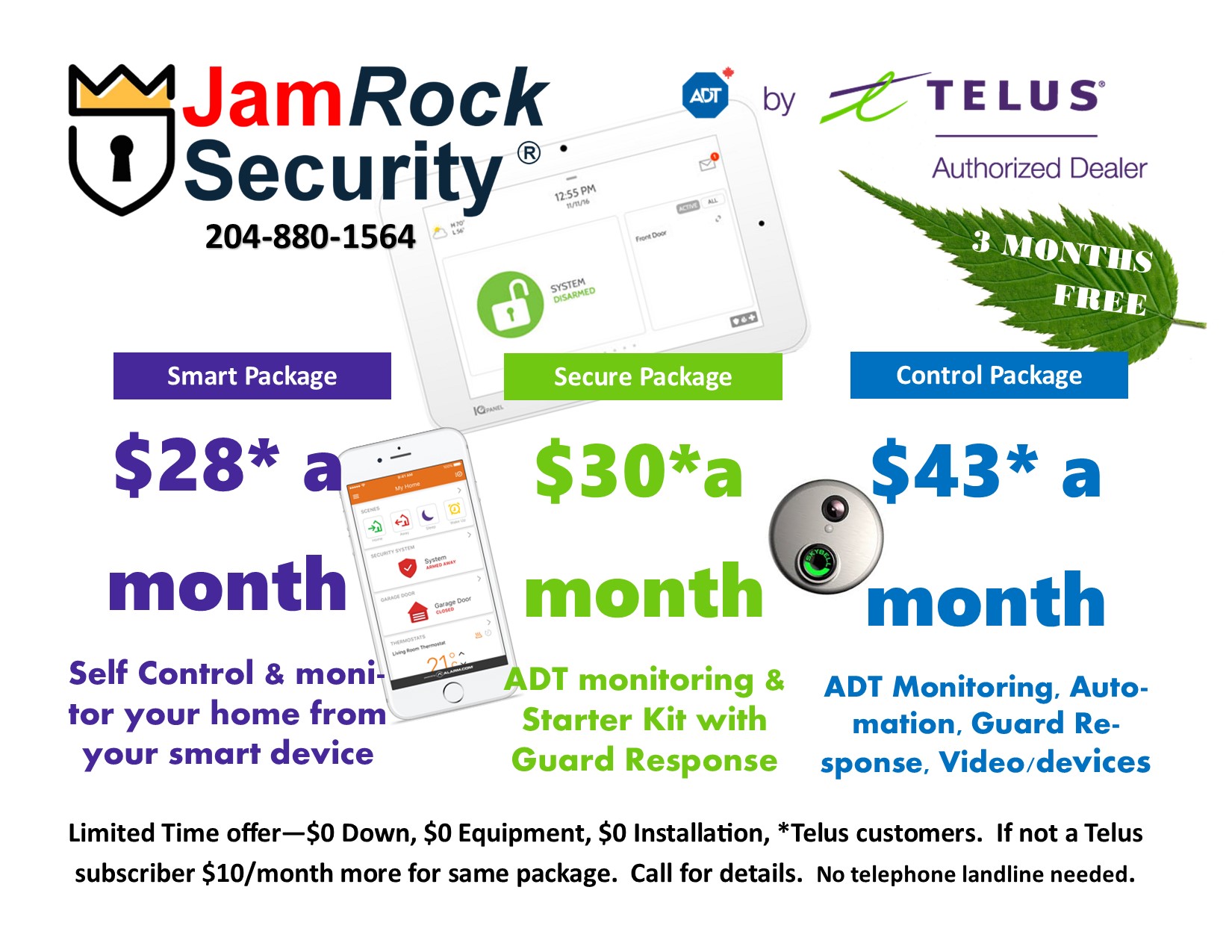 Commercial, Home Security System Services Winnipeg, Brandon, MB