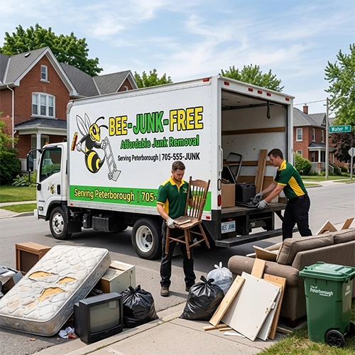 Appliance removal garbage pickup in Peterborough