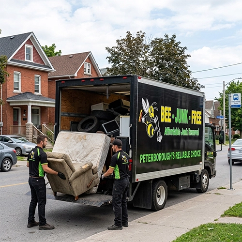 Estate cleanout garbage removal in Peterborough