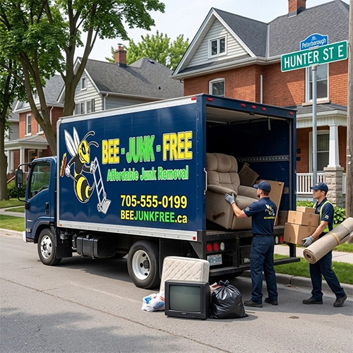 Eco-friendly junk and garbage removal in Peterborough sorting