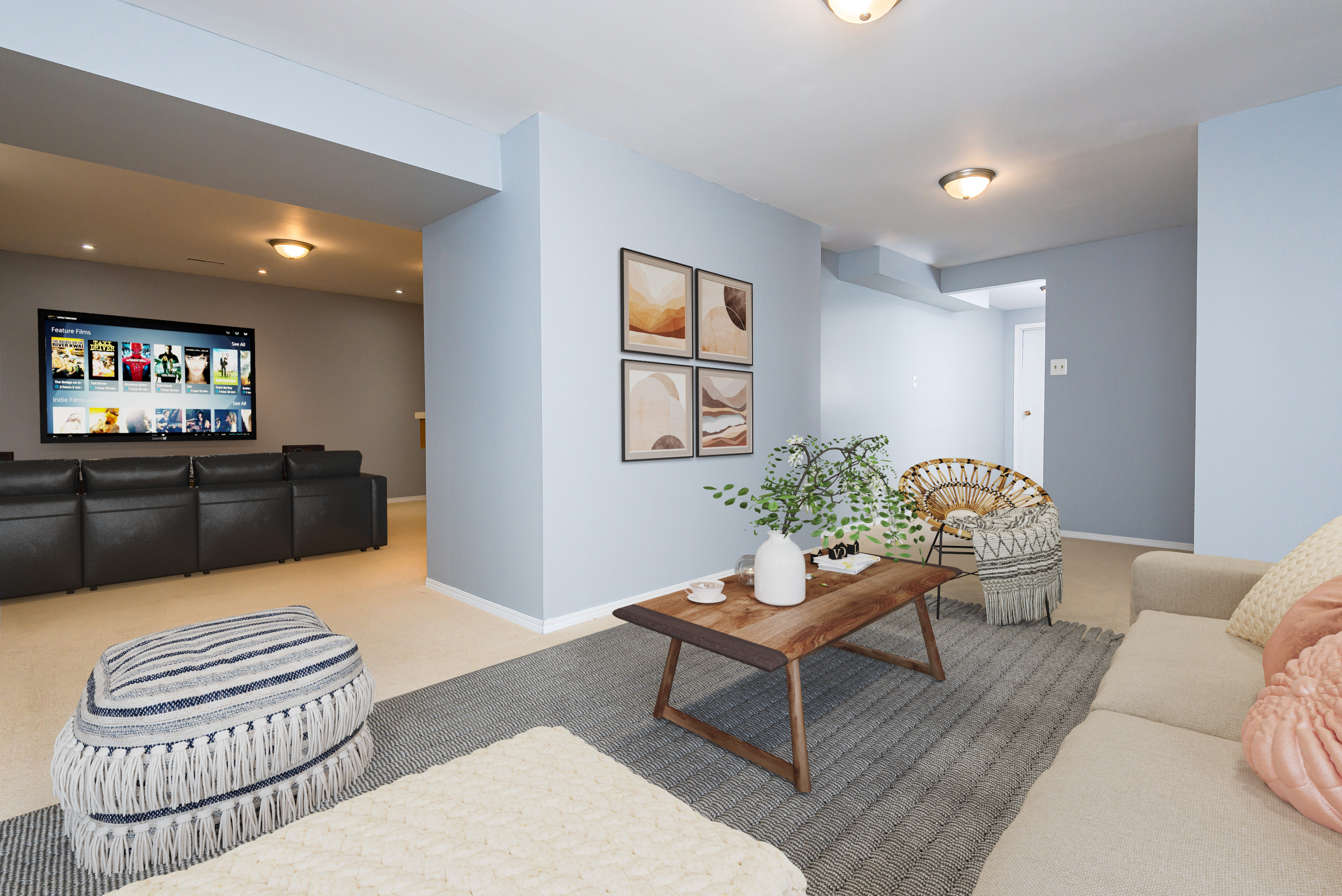 Virtual Furniture - Property Photography St. Albert by Square Feet Photography and Floor Plans