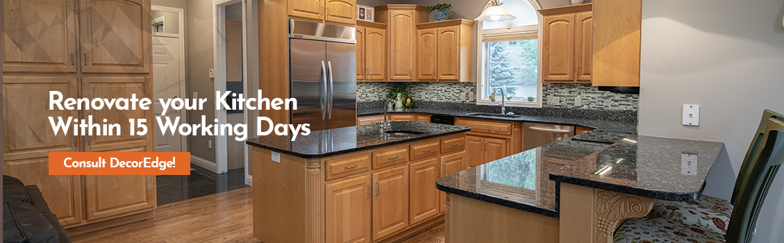 Renovate your Kitchen Within 15 Working Days