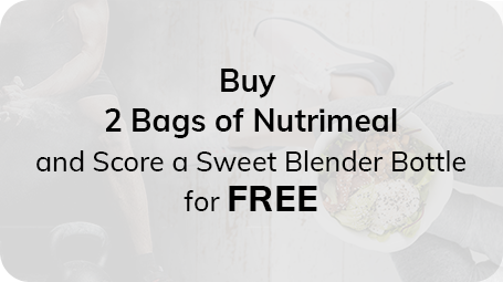 Buy 2 bags of Nutrimeal and score a sweet Blender Bottle for FREE
