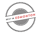 Best in Edmonton award badge for Taxxlution