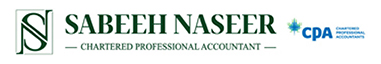 Sabeeh Naseer, Chartered Professional Accountant Logo