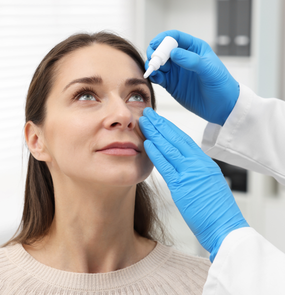 Dry eye testing at Mao Eye Care