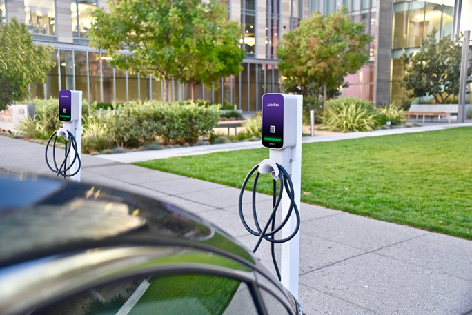 Juice Stand - Commercial Electric Charging Stations with Output Cable and Connector