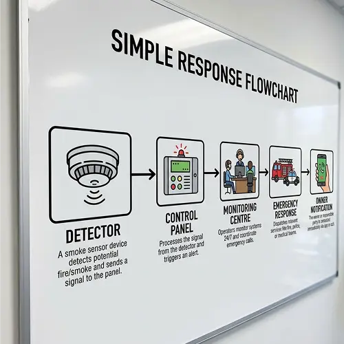 Fire alarm monitoring in Toronto control panel