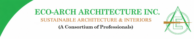 Eco-Arch Architecture Inc. logo for sustainable architecture and design services