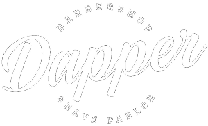 Dapper Barbershop and Shave parlor Logo