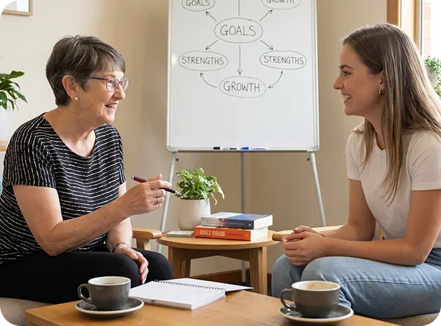 One-to-one holistic coaching session